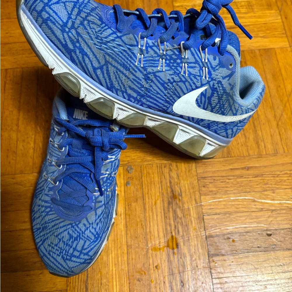Nike Blue and White Athletic Shoes